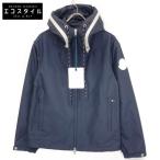 MONCLER モンクレール 21年製 ネイビー VESSILL GIUBBOTTO ヴェッシル フードロゴジップアップジャケット ネイビー O ジャケット ポリエステル メンズ 中古