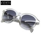 美品 CELINE セリーヌ フィービー期 CL400171 ウェリントン サングラス 52□24 クリアグレー レディース