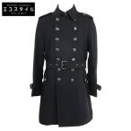 ショッピングLimited BLACK LABEL CRESTBRIDGE 51B40-210-09 LIMITED COLLECTION ブラック カシミヤ混 ベルト付き ナポレオンコート L メンズ