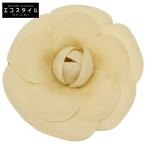  прекрасный товар CHANEL Chanel черепаха задний букетик брошь слоновая кость женский 