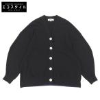 ENFOLD エンフォルド ウール×ナイロン PEPLUM CARDIGAN カーディガン レディース ブラック 38 300FA270-1300