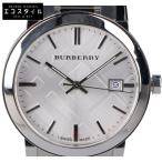 ショッピングBURBERRY BURBERRY バーバリー BU9000 The City シティ デイト クオーツ 腕時計 シルバー メンズ