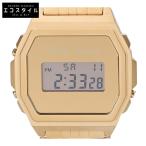 美品 CASIO カシオ ｘA.P.C.エーペーセーA1000ACG-9JR PREMIUMシリーズ メタルバンド デジタルウォッチ ゴールド メンズ