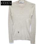 ショッピングdior Christian Dior クリスチャンディオール 844S81AM115 ベージュ カシミヤシルク BEE刺繍 クルーネックニット ベージュ 34 トップス レディース 中古