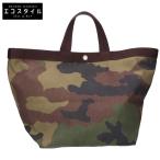 Herve Chapelier エルベシャプリエ 725W コーデュラ舟型 トートバッグ L カモフラージュ レディース