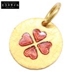 ショッピングドゥ Marie-Helene de Taillac マリーエレーヌドゥタイヤック ラブ クローバー エナメル メダル ペンダントトップ イエローゴールド