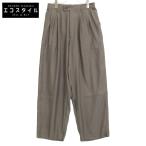 ショッピングボトムス ssstein/stein シュタイン 24SS ST.836 カーキ CUPRO WIDE EASY TROUSERS カーキ S ボトムス キュプラ メンズ 中古