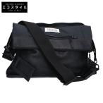 ショッピングマルジェラ 国内正規   Maison Margiela メゾンマルジェラ S35WG0155 5AC ディアスキン ショルダーバッグ ブラック メンズ