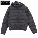 ショッピングgucci GUCCI グッチ 439366 Z735A ナイロン ヒステリアロゴ GGロゴ ダウンジャケット 48 ブラック メンズ