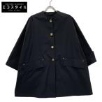 MACKINTOSH マッキントッシュ LM-1102B ブラック HUMBIE/ハンビー ノーカラー コート ブラック 6 コート ポリエステル レディース 中古