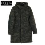 HYDROGEN ハイドロゲン Cuore di Piano カーキ ウール混 スモッグカモ フーデッドコート カーキ 46 コート ポリエステル メンズ 中古