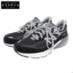 新品同様 New Balance ニューバランス V6 ローカットスニーカー シューズ メンズ ブラック 26.5cm M990BK6