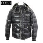ショッピングmoncler MONCLER モンクレール BORROME フード付きダウンジャケット ジャケット 1 ブラック メンズ