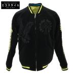美品 Chrome Hearts ×MATTY BOY×テーラー東洋ブラック×イエロータガージップ PPO SOUVENIR BOMBER/リバーシブルスーベニアスカジャン