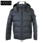 美品   MONCLER モンクレール MONTGENEVRE/モンジュネーブル ウール ダウンジャケット 1 チャコール メンズ