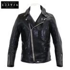 ADDICT CLOTHES アディクトクローズ AD-02L ホースハイド ダブルライダースジャケット 38 ブラック メンズ