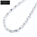 美品   GEORG JENSEN ジョージジェンセン SV925 652C リフレクト チェーン ネックレス M シルバー レディース アクセサリー