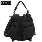 PORTER ポーター SENSES ナイロンオックス αGEL ドローストリング 2WAY TOOLBAG ツールバッグ ハンドバッグ レディース 黒 672-26822