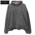 YEEZY イージー ×GAP engineered by BALENCIAGA バックプリント DOVE HOODIE トップス メンズ ウォッシュドブラック M