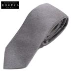 ショッピングdior 美品 Dior HOMME ディオールオム CHRISTIAN DIOR ATELIER 刺繍ロゴ シルク ナロー ネクタイ グレー メンズ