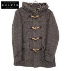 国内正規/  L.B.M.1911 エルビーエム1911 5991017008 ヘリンボーン ウール ダッフル コート 46 ブラウン メンズ