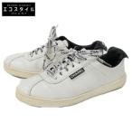 CHANEL シャネル G34085 カーフスキン クラシック ロゴシューレース ローカットスニーカー 38 レディース