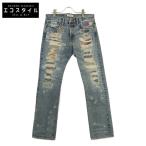 ショッピングロンハーマン Ron Herman ロンハーマン 6120600081836 インディゴ KOKI ダメージ/リペア加工 デニムパンツ インディゴ 30×33 ボトムス デニム メンズ 中古