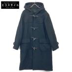 1piu1uguale3 ウノピゥウノウグァーレトレ MRC158-WOL158 ブラック DUFFLE COAT フーデッドダッフルコート ブラック IV コート ウール メンズ 中古