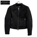 DIESEL ディーゼル ブラック レザー シングル ライダースジャケット ブラック XS ジャケット レザー レディース 中古