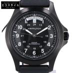 新品同様 HAMILTON ハミルトン H64465733 カーキ フィールド King Auto 自動巻き 腕時計 40mm メンズ