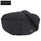 PORTER タンカー (TANKER) ショルダーバッグ — 3層ナイロン構造 / MA-1 オマージュ / 吉田カバン製 / ブラック