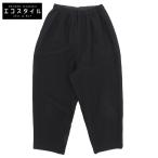 kagure... шерсть ×linen шаровары низ женский чёрный черный F 24AW