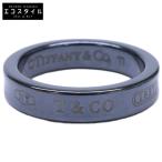  прекрасный товар TIFFANY&Co. Tiffany Tiffany 1837 черный titanium narrow кольцо кольцо женский 