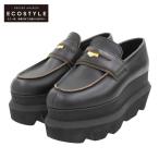新品同様 サカイ sacai  ダブルローファー 黒 レディース サイズ 36 21SS 21-05486