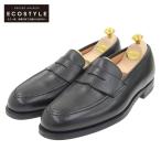新品同様 Crockett＆Jones クロケット＆ジョーンズ カントリーカーフ BOSTON2 ダイナイトソール シューズ メンズ ブラック 8