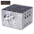  как новый / мир 5 товар ограниченный товар AERO CONCEPT обвес концепция часы Cube * крокодил рука кейс для часов серебряный / черный 