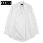 COMMEdesGARCONS HOMME PLUS コムデギャルソンオムプリュス PJ-B024 22AW 白 スキッパー オーバーサイズシャツ ホワイト S トップス コットン メンズ 中古