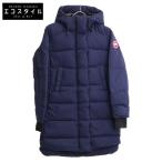 CANADA GOOSE カナダグース 5077LA ネイビー アリストン ダウンコート ネイビー S コート ナイロン レディース 中古