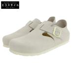 未使用 ビルケンシュトック LONDON BS スエード サンダル レディース アンティークホワイト 38