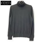 Ermenegildo Zegna エルメネジルドゼニア U7J00-120 ブラック カシミヤシルク タートルネック セーター ブラック 48 トップス カシミア メンズ 中古