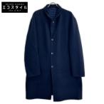  Lanvin коллекция 238451 CT404 темно-синий li балка Cesta - поле пальто мужской 