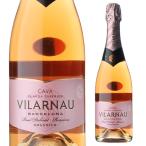 スパークリングワイン カヴァ ヴィラルナウ ロゼ デリカ ブリュット レセルバ オーガニック 750ml スペインビオ 辛口 長S