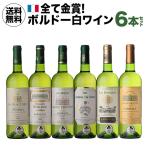 【今だけ10％OFFクーポン付き】白ワイン 全て金賞！ボルドーブランセット 750ml 6本入 フランスワインセット 1本あたり1,000円(税込)  送料無料 長S