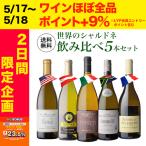 1本あたり2,580円(税込) 送料無料 世界のシャルドネ 飲み比べ 5本セット9弾 白 ワイン セット 品種 浜運A 送料無料 クリスマス お歳暮 御歳暮 手土産 お祝い