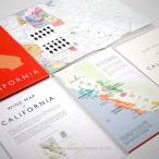 DE LONG California вино карта складной [ Wine Map of California ] UH202MP