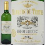 マルキ・デュ・テレルトル 2008 ボルドー・ブラン白　750ml　MARQIS DU TERTRE 2008 BORDEAUX BLANC SEC