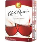 【BOXよりどり6個で送料無料】＜赤＞ カルロ・ロッシ レッド バックインボックス 3,000ml ボックスワイン 箱ワイン BOXワイン
