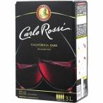【BOXよりどり6個で送料無料】＜赤＞ カルロ・ロッシ ダーク・レッド バックインボックス 3,000ml ボックスワイン 箱ワイン BOXワイン