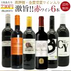 【送料無料】玉手箱厳選！高評価ワインや金賞ワインも入った激旨赤6本セット ワインセット