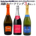 【送料無料】Sunday Japon 324 長野メルロースパークリングワインが1本入った高級スパークリング3本セット